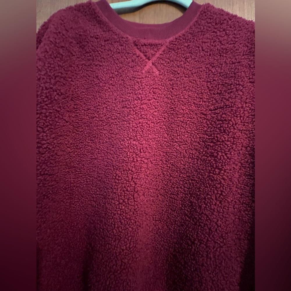 American Eagle Sherpa Crewneck Size Extra Small - Picture 2 of 8
